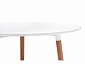 Lorini 80 white / wood Стол деревянный - фото №4