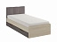 Илия М1 Кровать 900 туя светлая/шоколад/белый, белый/коричневый - миниатюра