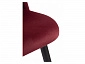 Gabi wine red / black Стул на металлокаркасе - фото №8