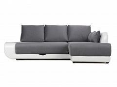 Угловой диван пума с независимым пружинным блоком Поло LUX НПБ (Нью-Йорк) Правый - фото №1