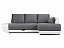 Угловой диван с независимым пружинным блоком Поло LUX НПБ (Нью-Йорк) Правый, искусственная кожа, микровелюр - миниатюра