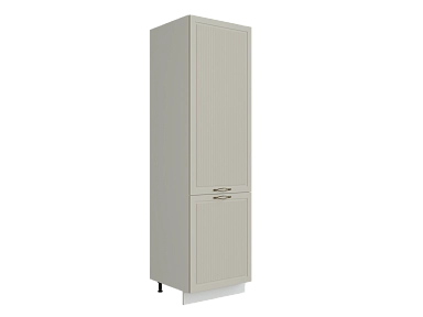 Шкаф П600 с 2-мя дверцами Моцарт БЕЛ/КВАРЦ ГРЕЙ Ф46 - фото №1, 888_ММК-00001735