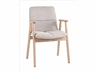 Стул обеденный STOOL GROUP Philo с деревянными ножками Серый     - фото №1