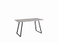 Стол обеденный STOOL GROUP Vermont 140*80 Керамика темная, ножки серые - фото №3