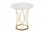 Melan white / gold Стол деревянный, металл - миниатюра