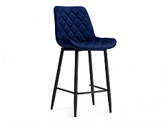 Баодин Б/К синий / черный Барный стул - фото №1, Woodville13215