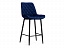Баодин Б/К синий / черный Барный стул, велюр - миниатюра