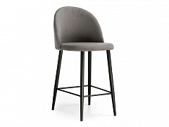 Амизуре темно-серый / черный матовый Барный стул - фото №1, Woodville8063