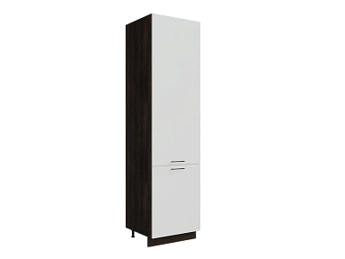 Шкаф П600Н с 2-мя дверцами Мемфис ДБК/БЕЛ/СОФТ Ф46 - фото №1, 888_ММК-00001595