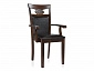 Кресло Luiza dirty oak / dark brown Стул деревянный - фото №2