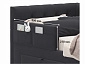 Односпальная кровать-тахта Afelia с ящиками и бортиком 900 темная с ортопедическим основанием - фото №10