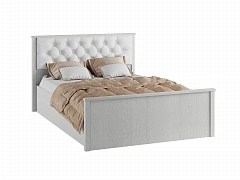Кровать с настилом ДСП Модена МКР-2 140х200, ясень - фото №1