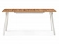 Стол раскладной Колон Лофт 120 25 мм дуб вотан / белый матовый Стол деревянный - фото №5