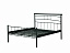 Кровать двойная Токио 42.25 Металл черный, металл - миниатюра