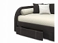 Мягкая кровать Elda 900 шоколад с ортопедическим основанием и матрасом PROMO B COCOS - фото №9