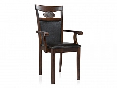 Кресло Luiza dirty oak / dark brown Стул деревянный - фото №1