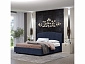 Кровать-12М с подъемным основанием 1400 dark blue - фото №5