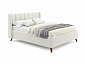 Мягкая кровать Betsi 1600 беж с подъемным механизмом - фото №2