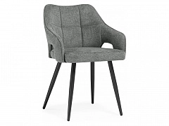 Hera dark gray / black Стул на металлокаркасе - фото №1, Woodville25025