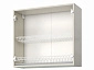 Шкаф-витрина с сушками двухдверный Аура 80 см - фото №3