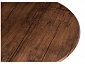 Тулип 90х73 орех кантри / черный Стол деревянный - фото №5