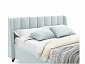 Мягкая кровать Betsi 1600 мята пастель с подъемным механизмом - фото №4