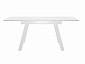 Стол DikLine DKL140 Керамика Белый мрамор/опоры белые (2 уп.) - фото №3