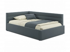 Мягкая кровать Aura 1200 маренго с подъемным механизмом - фото №1