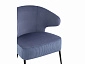 Кресло лаунж STOOL GROUP Royal Stripes Велюр синий  - фото №8