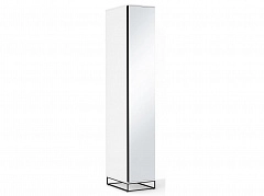 Шкаф-пенал с зеркалом City глубина 60 см. белый - фото №1, R-Home124433