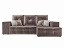 Угловой диван Монреаль Правый угол, вельвет бархатного типа - миниатюра