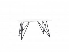 Стол обеденный Stool Group Сакраменто 140 Белый - фото №1