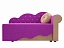 Кровать детская Тедди-1 Правая (170х70), микровельвет - миниатюра