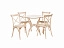 Набор мебели для кухни Leset Тор квадратный + Грид, экокожа - миниатюра