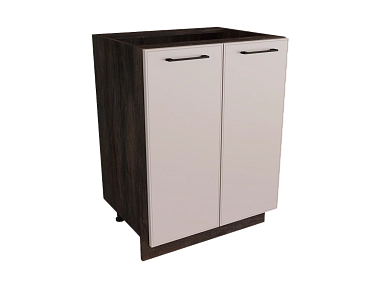 Шкаф Н600 с 2-мя дверцами Мемфис ДБК/ЯП/ШЕЛК Ф40 - фото №1, 888_ММК-00039992