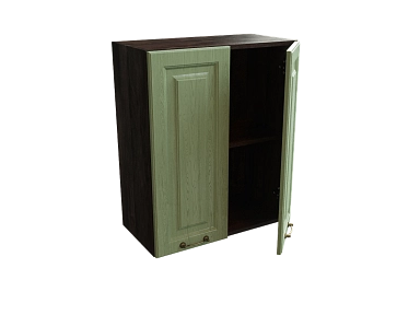 Шкаф В600 с 2-мя дверцами Ницца ДБК/ДУБ/ОЛИВ Ф40 - фото №1, 888_ММК-00017624