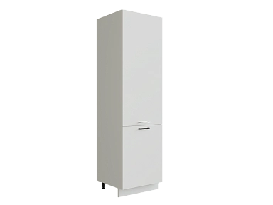 Шкаф П600 с 2-мя дверцами Мемфис БЕЛ/БЕЛ/СОФТ Ф46 - фото №1, 888_ММК-00001439