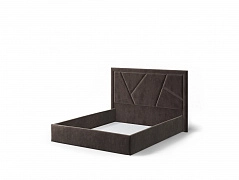 Кровать без основания Индиго 140х200, темно-коричневый - фото №1