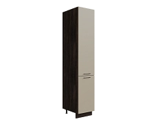 Шкаф П400 с 2-мя дверцами Мемфис ДБК/АТЛ/СЕР Ф20 - фото №1