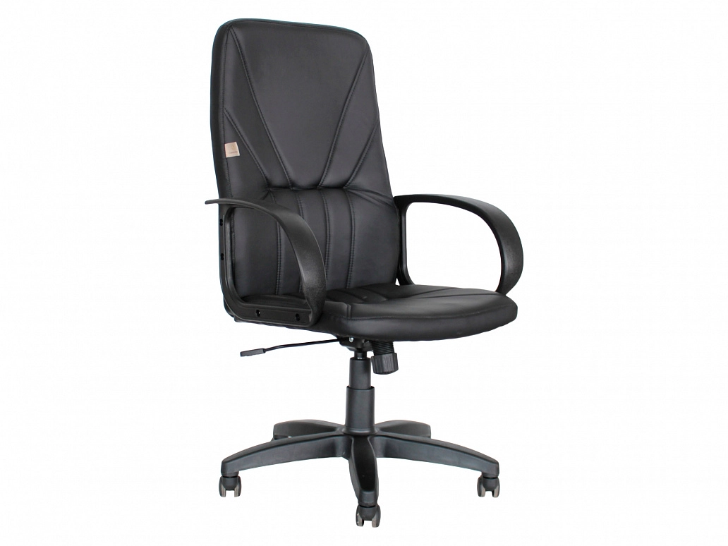 Офисное кресло Office Lab standart-1371 ЭК Эко кожа черный - фото №1