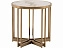 Стол журнальный STOOL GROUP Алиада 55*55 Светлая керамика/шампань, сталь - миниатюра