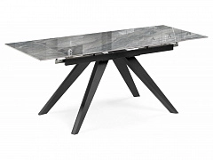 Морсби 140(200)х80х80 оробико / черный Керамический стол - фото №1, Woodville19822