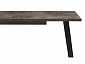 Кортни 117 (157) x 77 бетон темный / черный матовый Стол деревянный - фото №7