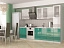 Кухня София 3D 2200, белый металлик - миниатюра