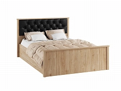 Кровать с настилом ДСП Модена МКР-2 140х200, гикори рокфорд - фото №1