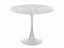 Tulip 90 super white glass Стол стеклянный, металл - миниатюра