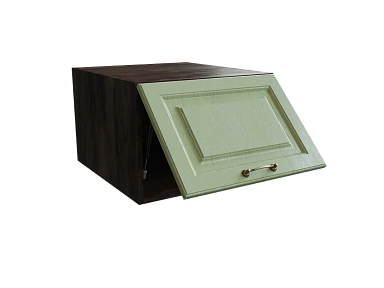 Шкаф ВГ510 верхний горизонтальный Ницца БЕЛ/ДУБ/ОЛИВ Ф83 - фото №1, 888_ММК-00016169