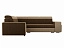 Угловой диван Мустанг с двумя пуфами Левый, вельвет - миниатюра