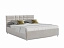 Кровать Нью-Йорк (140х190), вельвет бархатного типа - миниатюра
