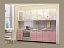Кухня МДФ 2000 с фотопечатью Вишнёвый цвет, ЛДСП - миниатюра